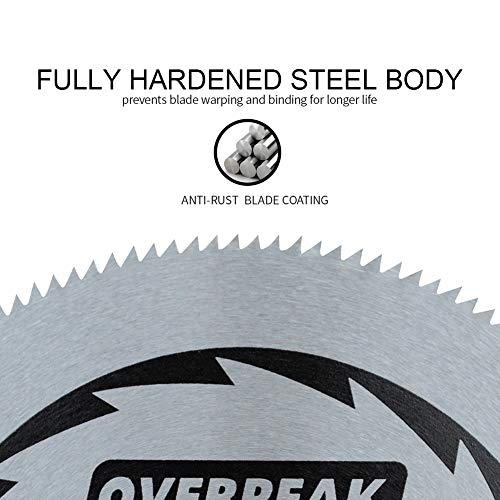 OVERPEAK 71/4Inch Circular Saw Blade 140 Tooth Plywood Cutting Fine