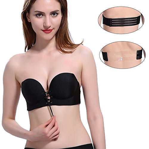 Women s strapless bra, push-up bras, reusable seamless …
