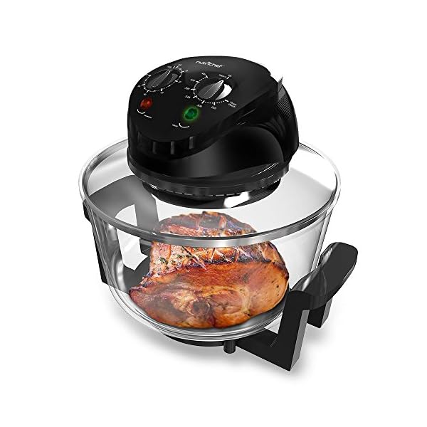 Nutrichef Convection Countertop Toaster Oven Healthy Kitchen Glass