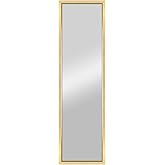 MCS 18.9x66 Mercer Leaner Wall Mirror, Gold Full Length Wall Leaning Mirror, Vertical & Horizontal Wall Hanging Mirror for Be