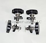 Black 1996-2013 HDsmallPARTS LocEzy for Harley-Davidson Saddlebag Mounting Hardware STAINLESS STEEL Bolts/ Knobs/Security Theft Deterrent/Locks/fastening…