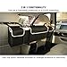 Kodiak 2 in 1 Trunk and Backseat Organizer by Space Saving, High Capacity Auto Back Seat and Trunk Storage - Heavy Duty Design, Fits Any Car or SUV Using 3 Fully Adjustable Straps