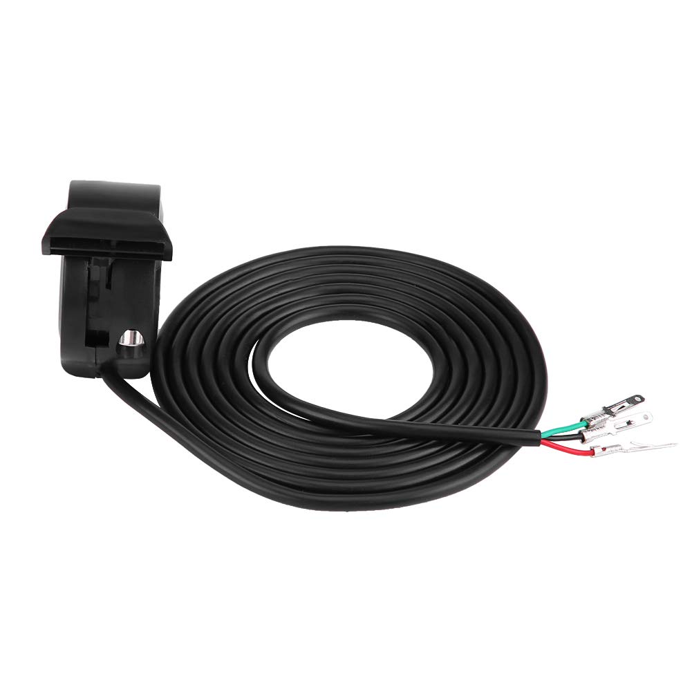 Thumb Throttle Speed Control, 22mm 7/8inch Universal 24V 36V 48V 60V 72V Thumb Throttle Speed Control Assembly for E-Bike Electric Bike Scootersthumb throttle e bike throttle