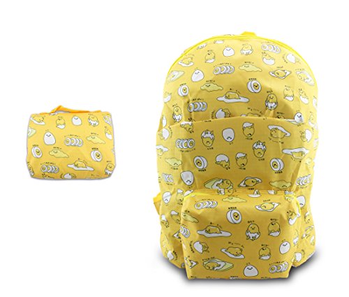Finex gudetama yellow travel foldable lightweight backp…