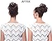Onedor Premium Synthetic fiber Clip on Messy Chignon Bun Hair Extension Hair Piece Wig. Silky Smooth and Secure (16H613)