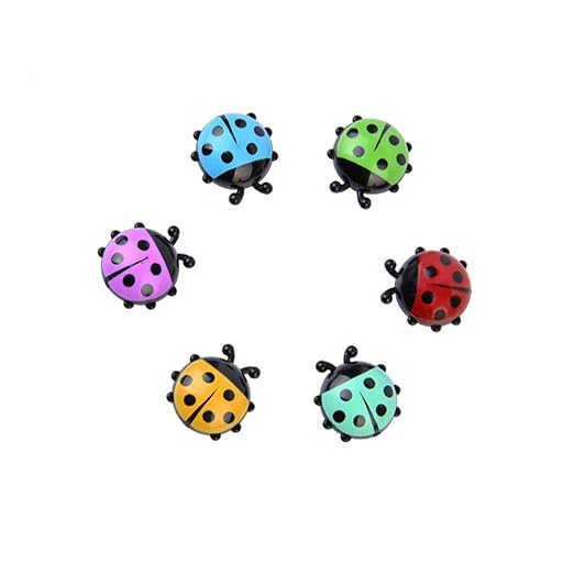 Vosarea 6 unids Creativo De Plástico Mariquita Árbol Refrigerador ...