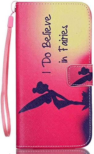 iPhone 6S Plus Wallet Case, Phonecase Home Flip Case [CARD SLOT][STAND] Premium Synthetic Leather Folio Cover with Strap for iPhone 6/6S Plus - I Do Believe