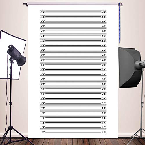 WOLADA 5x7ft Mug Shots Photo Backdrop Birthday Party Background Police up Line Bachelorette Party Mugshots Game Backdrop Studio Props 11087