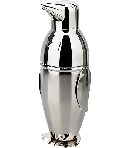 Amazon.com: HIC Kitchen Bar Penguin Cocktail Shaker, 18/8