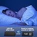 Digital Alarm Clock, 3 Alarm Settings, with Wooden Electronic LED Time Display, Dual Temperature & Humidity Detect, Ideal for Bedroom, Bedside Kids, Batteries not Needed