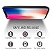 iPhone X Battery Case, 6000mAh Rechargeable Charging Case Supports Wired Headset/Bluetooth Earphone/Lightning Cable, Portable Charger Case for iPhone 10 (5.8 inch), SYNC Through Technology (Black)