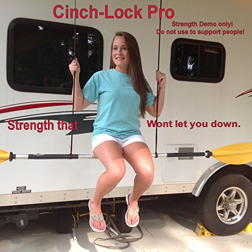 Cinch-Lock-Pro-Paddle-Leash-Rod-Leash-Cinch-Lock-Webbing-locks-on-and-Grips-like-a-Python-and-EXTREME-elongation-as-low-as-775-ea-Serious-Gear-for-the-Serious-Kayaker-Choose-1-2-or-3-pack