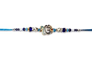 AYUSHNAIK ONKAR Rakhi Bracelet, Multicolor, Wristband, Bracelet, Rakhi for Brother, Raksha Bandhan Festival