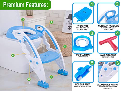 2 Potty+Toilet+Seat+Stool+Ladder