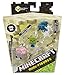 Minecraft Mini Figure (3 Pack) - Pig in Cart, Spectral Damage Zombie, Cave Spider in Webs