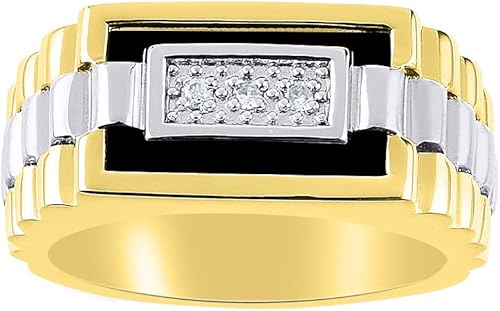 Mens Diamond Black Onyx Quartz Ring Set In 14k White Gold Stone Is Special Cut For This Ring Designer Style Amazon Co Uk Jewellery