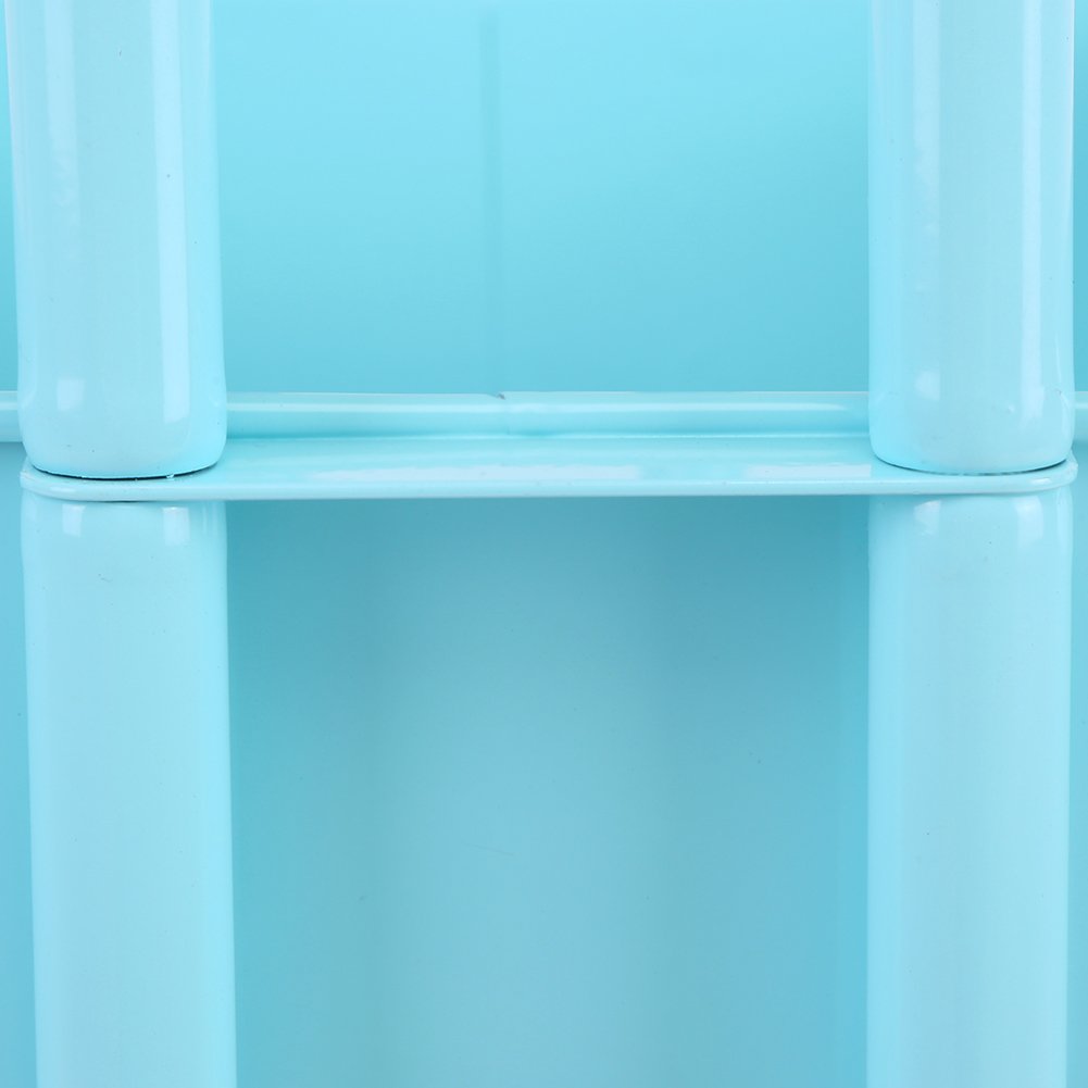 Blanco 3 Niveles Estante de Almacenamiento Carro de Carro Carro Delgado