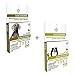 Bundle Bayer Quad Chewable Dewormer for Large Dogs, 45 lb and Over, 2 doses, 136 mg Each & Small Dogs and Puppies, 2-25 lb, 4 doses, 22.7 mg Each - Single Pack Each