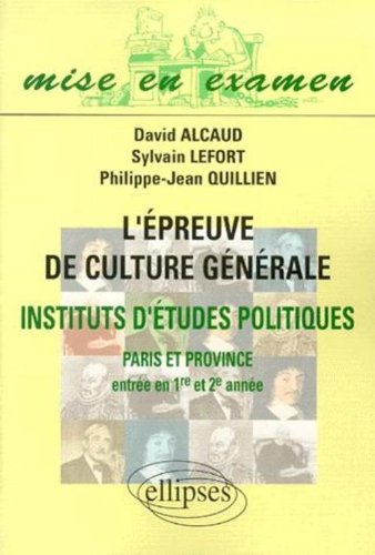 L' épreuve de culture générale