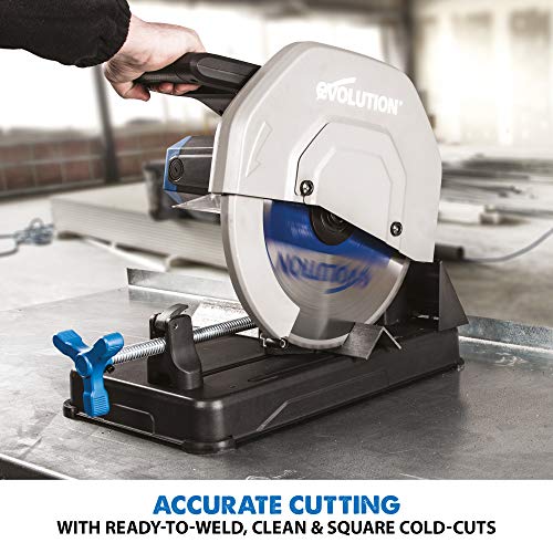 Evolution S355CPSL Heavy Duty 14 Inch Metal Cutting Chop Saw W/ 14