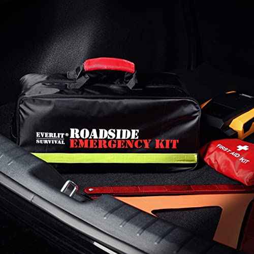 Everlit Survival Car Emergency Kit, Roadside Safety Tool Kit with
