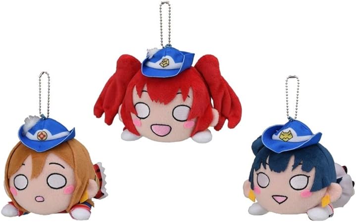 Amazon ラブライブ サンシャイン 寝そべりぬいぐるみ １年生 Happy Party Train 全3種セット ぬいぐるみ おもちゃ
