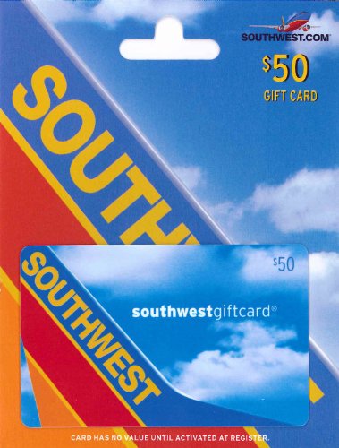 2 Southwest+Airlines+Gift+Card+50