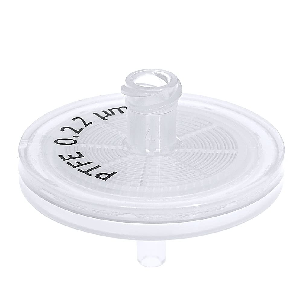 GVS Filter Technology, Syringe Filter, ABLUO, 25mm, PTFE Membrane, 0.22µm, PP Housing, 100/pk