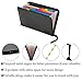 Fireproof File Folder Letter Size, Important Paper Document Organizer,13 Pockets A4 Water Resistant Document Holder Money Briefcase,Silicone Coated Safe Storage Pouch with Zipper Closure