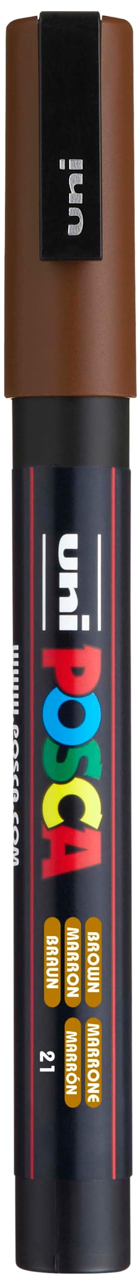 Uni-Ball Posca Fine Bullet Tip Marker - Brown