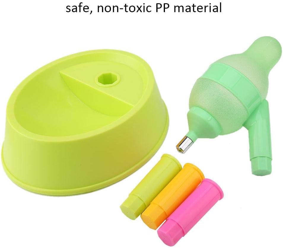 Pet Water Dispenser Pet Cat Standing Water Dispenser Cat Dog Standing Bowl Adjustable Height Water Feeder Drinking Bottle with No-drip Nozzle(Green) - Image 5