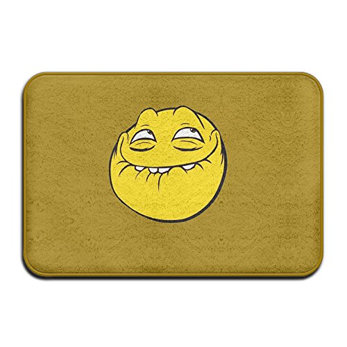 Simoner 4 Trollface-HD Doormats Unique Outdoor Mats Anti-skid Bathroom Doormats Lovely Kitchen Mat
