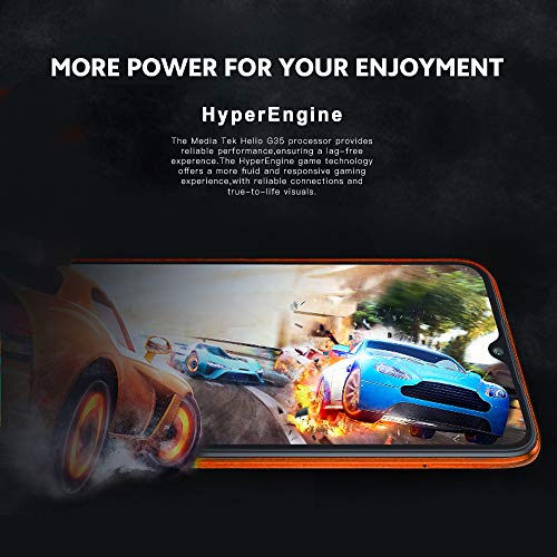 Xiaomi Redmi 9C Smartphone 3GB RAM 64GB ROM 6,53'' HD+ Pantalla de Caída de Puntos MTk Helio G35 Octa Core 13 MP AI Triple Cámara (Orange) - Imagen 5