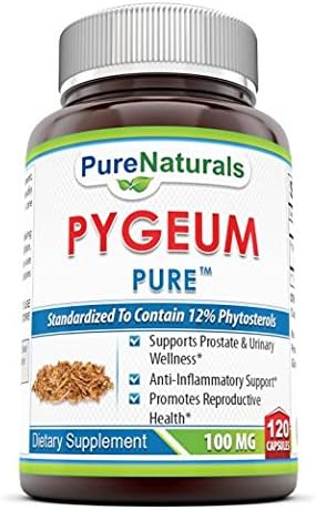 Pure Naturals Pygeum Extract 100 Mg, 120 Count - 120 Count ...