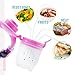 Baby Feeder for Girls 2 Pack, Grab n’ Shake Rattle Teething Toy Set | Fresh Food-Fruit Silicone Feeder & Teether