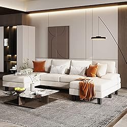YESHOMY Convertible Sectional Sofa U-Shaped Couch