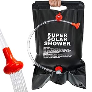 Douchetas voor Camping 5 Gallon/20L Solar Draagbare Douche Tas met aan/uit schakelaar Slang en Douchekop voor Outdoor…