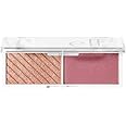 e.l.f. Cosmetics Bite-Size Face Duo, Highlighter, Bronzer & Blush Palette, Highly Pigmented, Pomegranate, 0.049 Oz (1.4g), 0.049 ounces