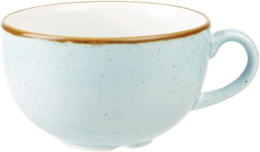 Churchill Stonecast Cappuccino Cup Duck Egg Blue 8oz