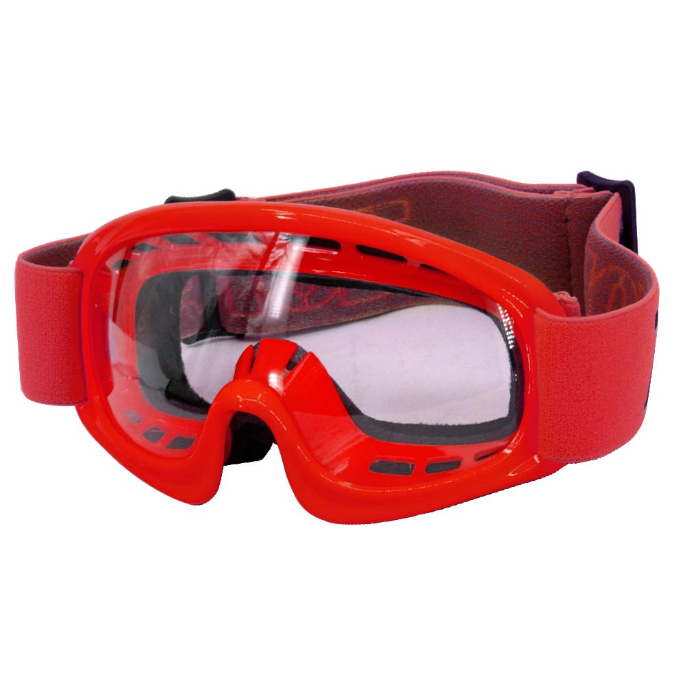 Zorax Kids Red MX Motocross Goggles Dirty Bike Quad Motorcycle Motorbike Goggles