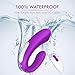 Rechargeable Clitoral & G-spot Vibrator, Waterproof Couples Vibrator with 9 Powerful Vibrations, Remote Control Clitoris G Spot Stimulator Adult Sex Toy for Women Solo Play or Couples Fun