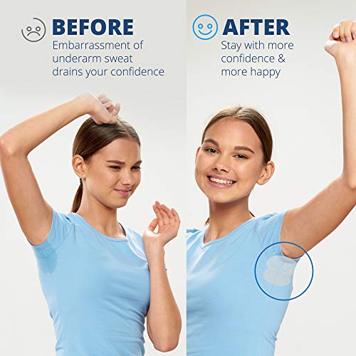 80 Pack Premium Quality Underarm Sweat Pads for Men and Women No Odor