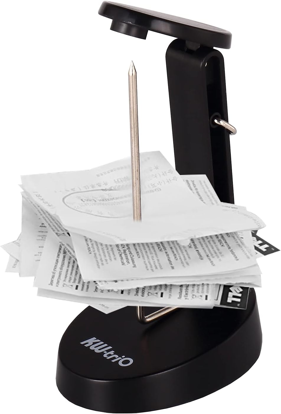 KWtrio Desk Receipt Holder Spike Stick with Hook Safety Protective
