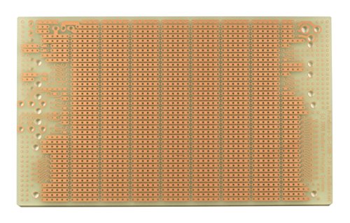 PR3UC ProtoBoard-3U-CONN, 6-Hole Strips, Connector Footprints, 1 Sided PCB, 3.94 x 6.30 in (100 x 160 mm)