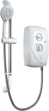 Triton Showers T80 Easi-Fit 10.5kW Electric Shower White with Hose & Head view 6