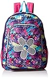 Trailmaker Big Girls Flower Applique Backpack, Pink, One Size