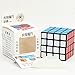YongJun GuanSu 4x4x4 black cube magic puzzle