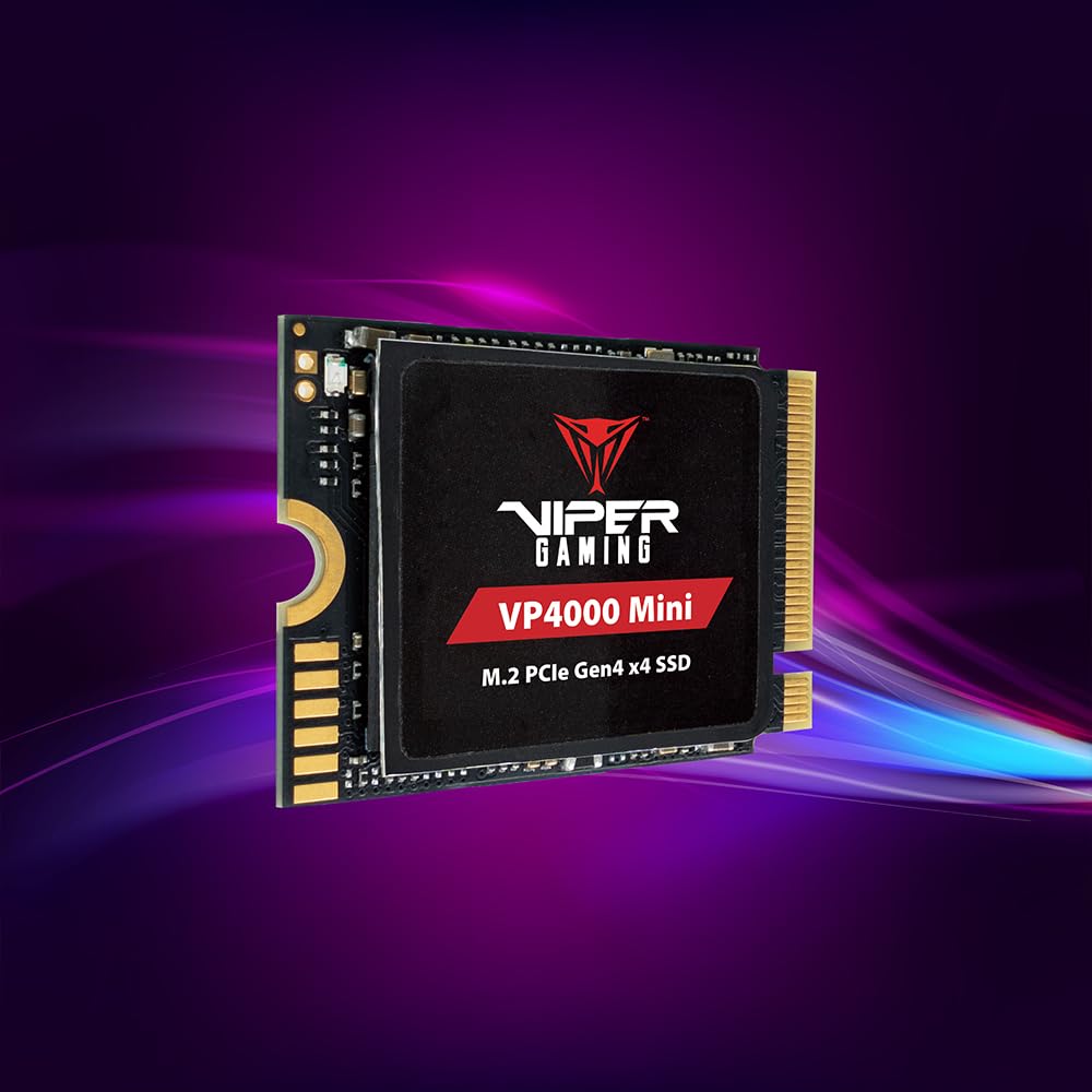 Patriot Memory Viper VP4000 Mini 500GB M.2 2230 PCIe Gen4 x4 SSD - Solid State Drive - VP4000M500GM23