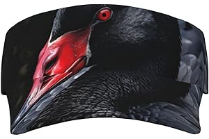 Black Swan Sports Hat Adjustable Sun Caps for Men Women Golf CapSun Visor Hats Empty Top Baseball Cap