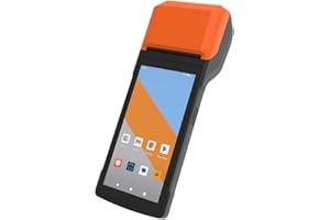 Intelligent Mobile Handheld PDA Terminal with Integrated POS Receipt Printer 5 High-Resolution Screen Wireless Connectivity A